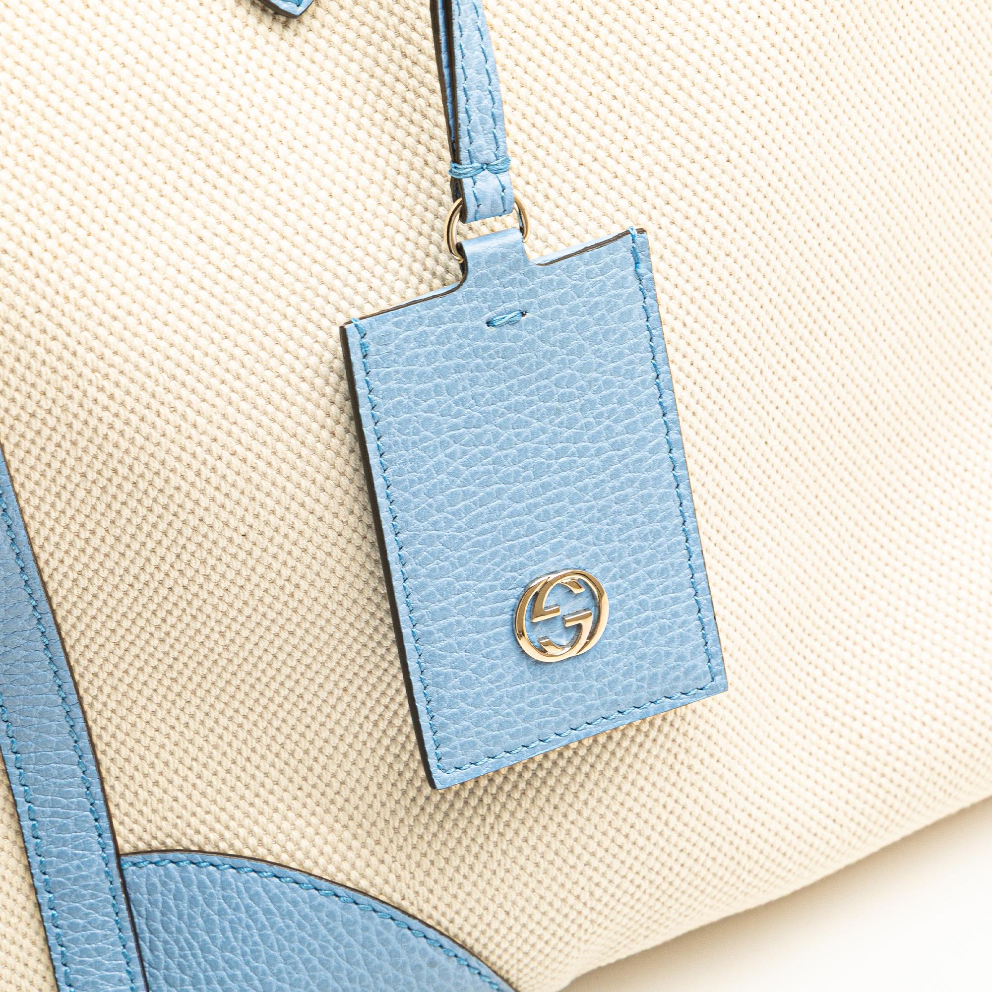 Gucci Medium Canvas Swing Tote