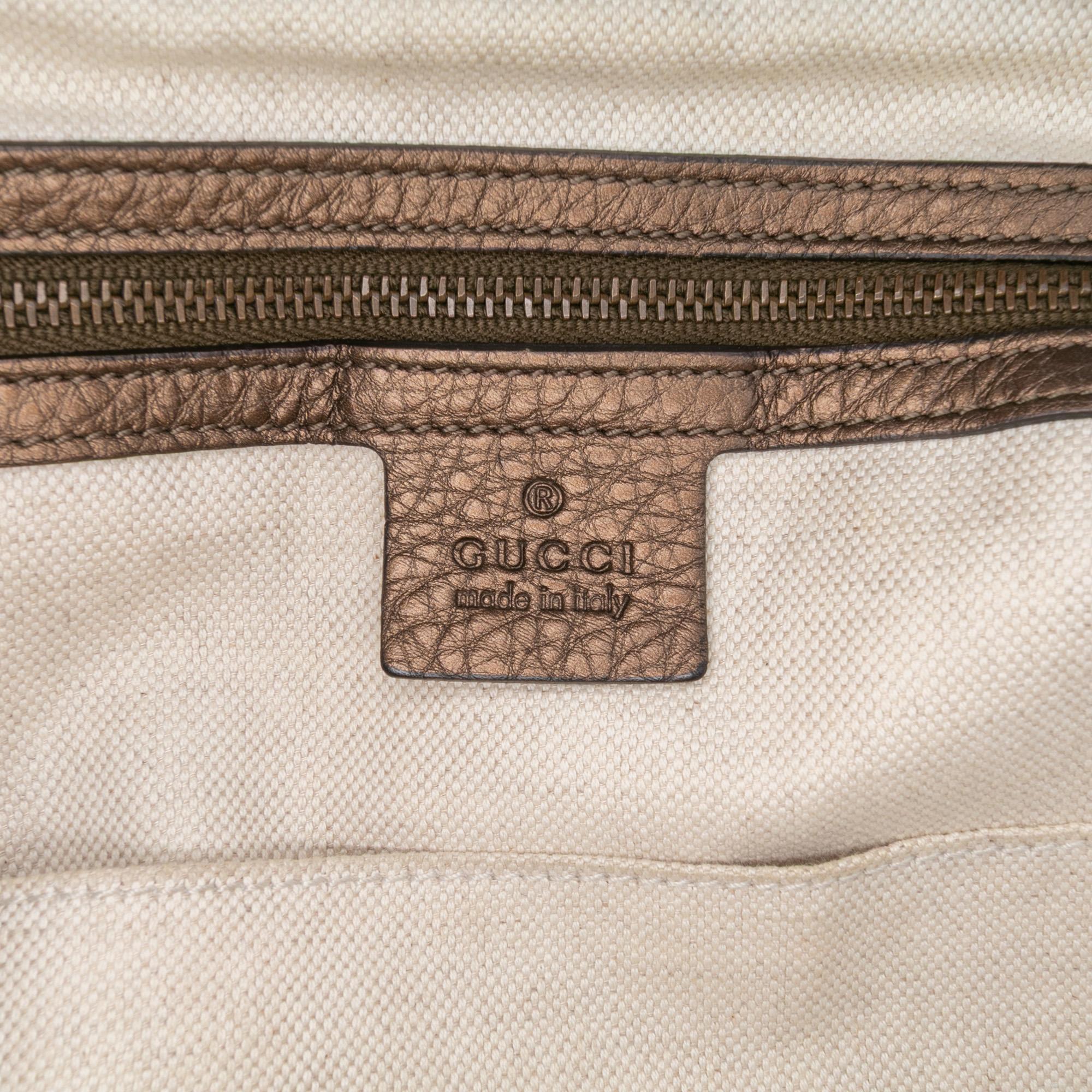 Gucci Medium Diamante Canvas 1973 Handbag