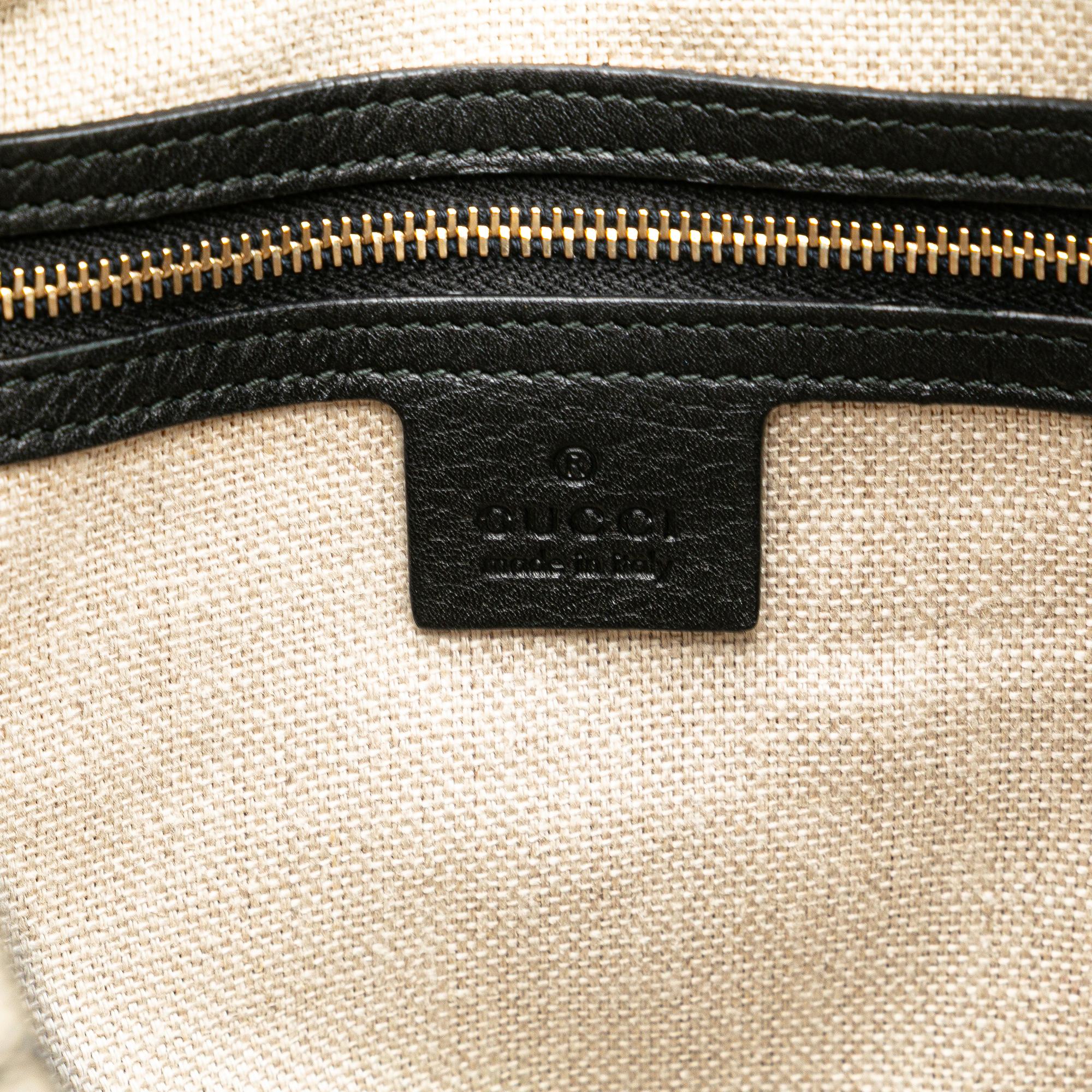 Gucci Medium Diamante Canvas New Jackie Satchel