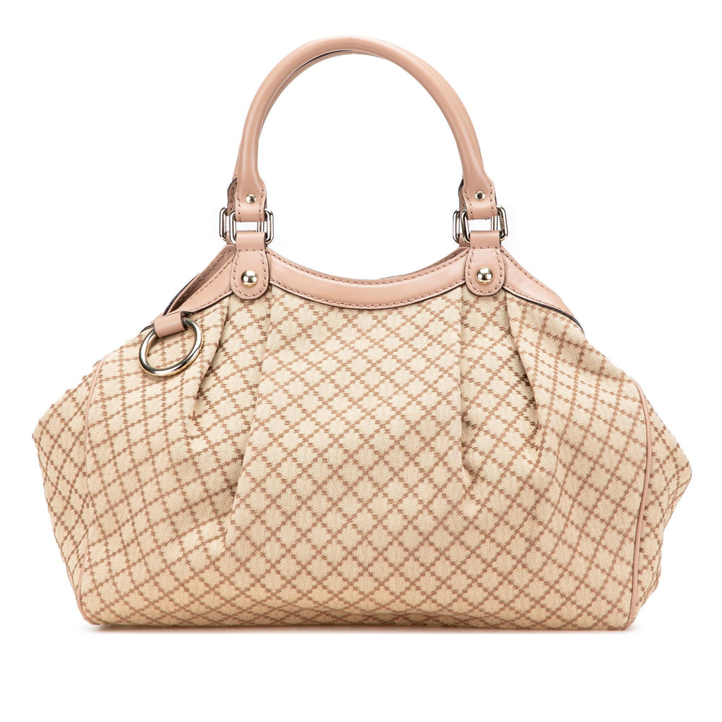 Gucci Medium Diamante Canvas Sukey Tote