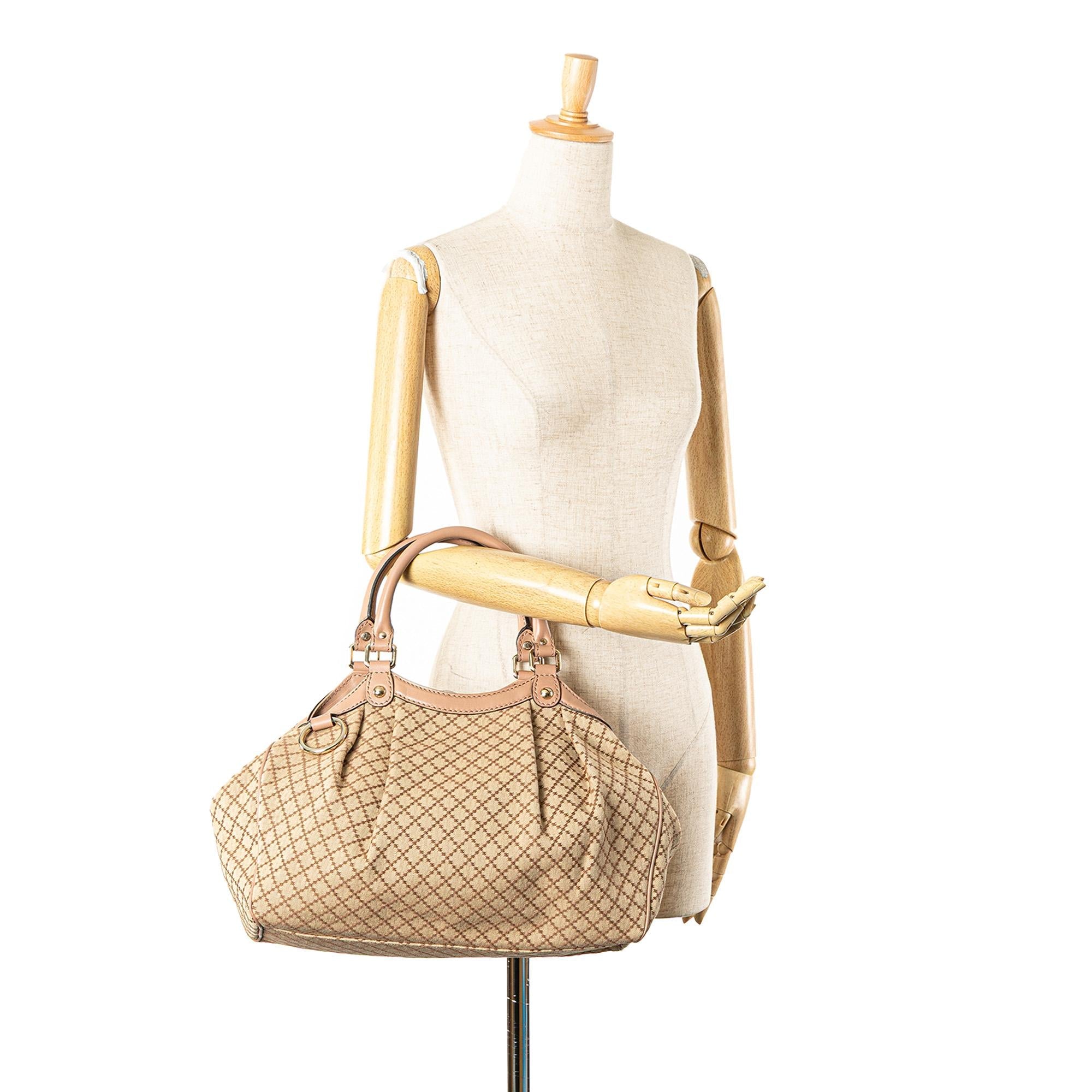 Gucci Medium Diamante Canvas Sukey Tote