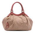 Gucci Medium Diamante Canvas Sukey Tote