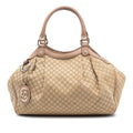 Gucci Medium Diamante Canvas Sukey Tote