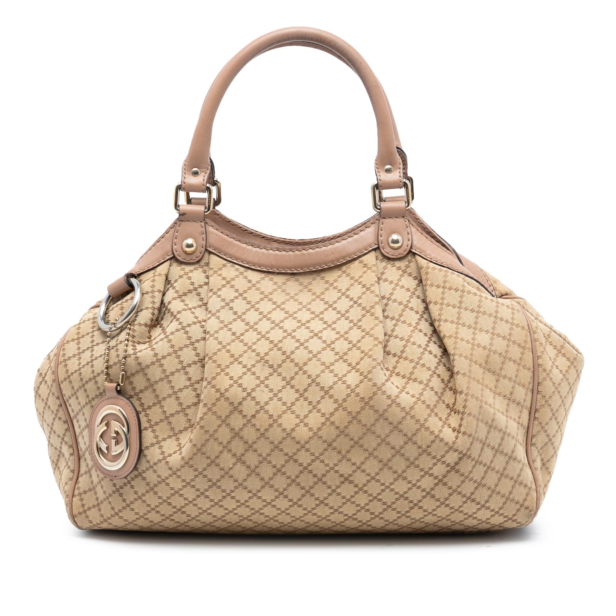 Gucci Medium Diamante Canvas Sukey Tote