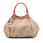 Gucci Medium Diamante Canvas Sukey Tote