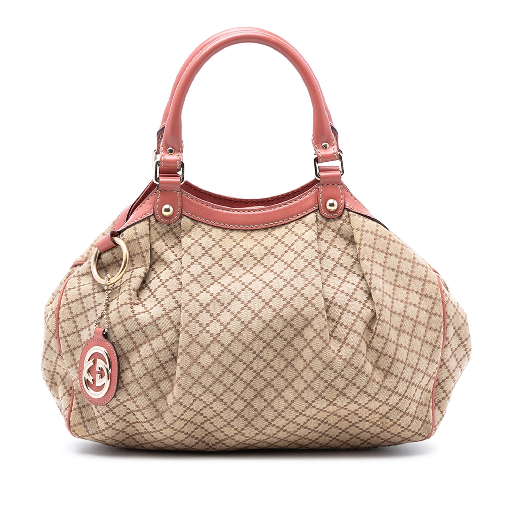 Gucci Medium Diamante Canvas Sukey Tote