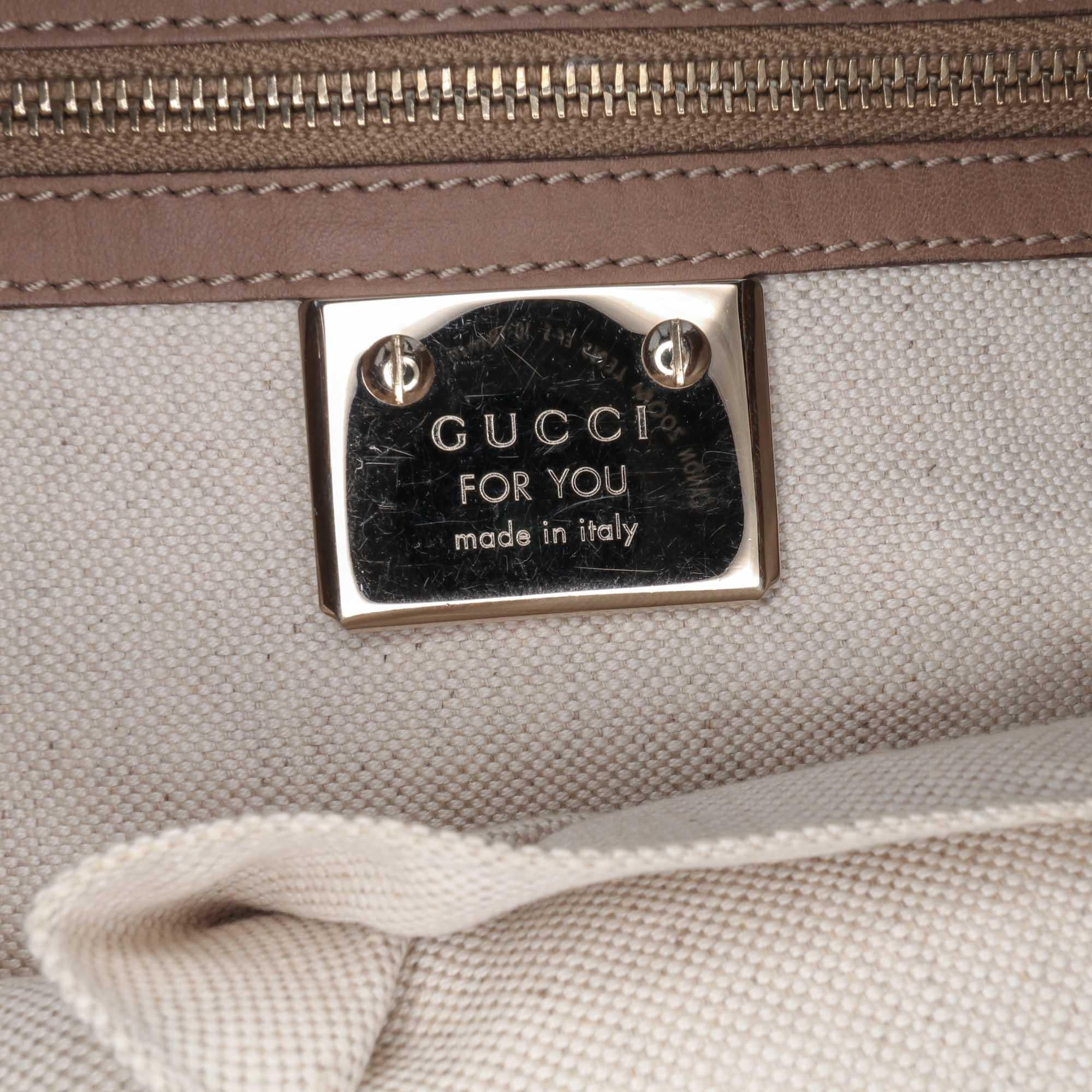 Gucci Medium Diamante Perforated Calfskin New Jackie Satchel