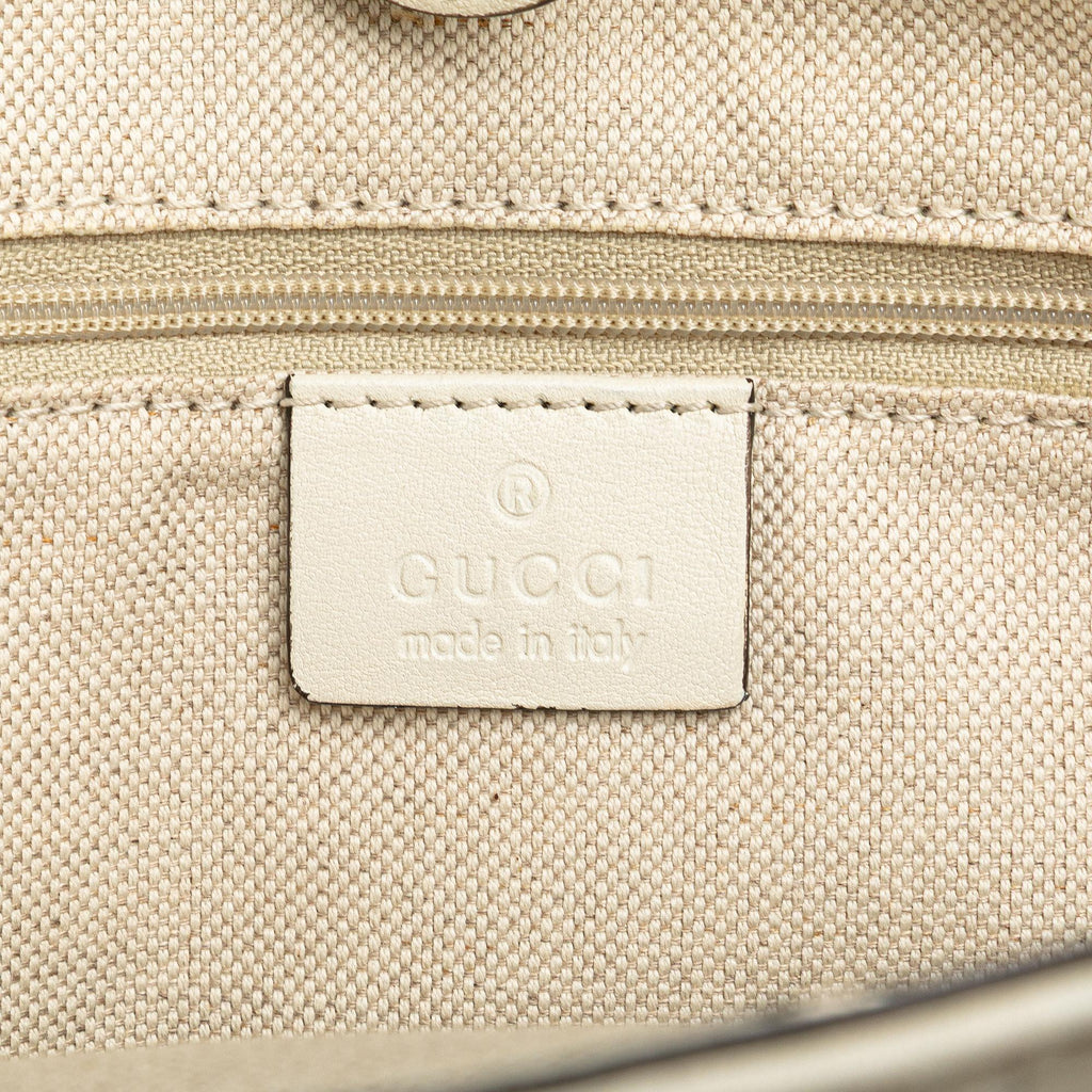 Gucci Medium Diamante Raffia Sukey Tote