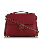 Gucci Medium Dollar Calf Interlocking G Satchel (SHG-sMohDR)
