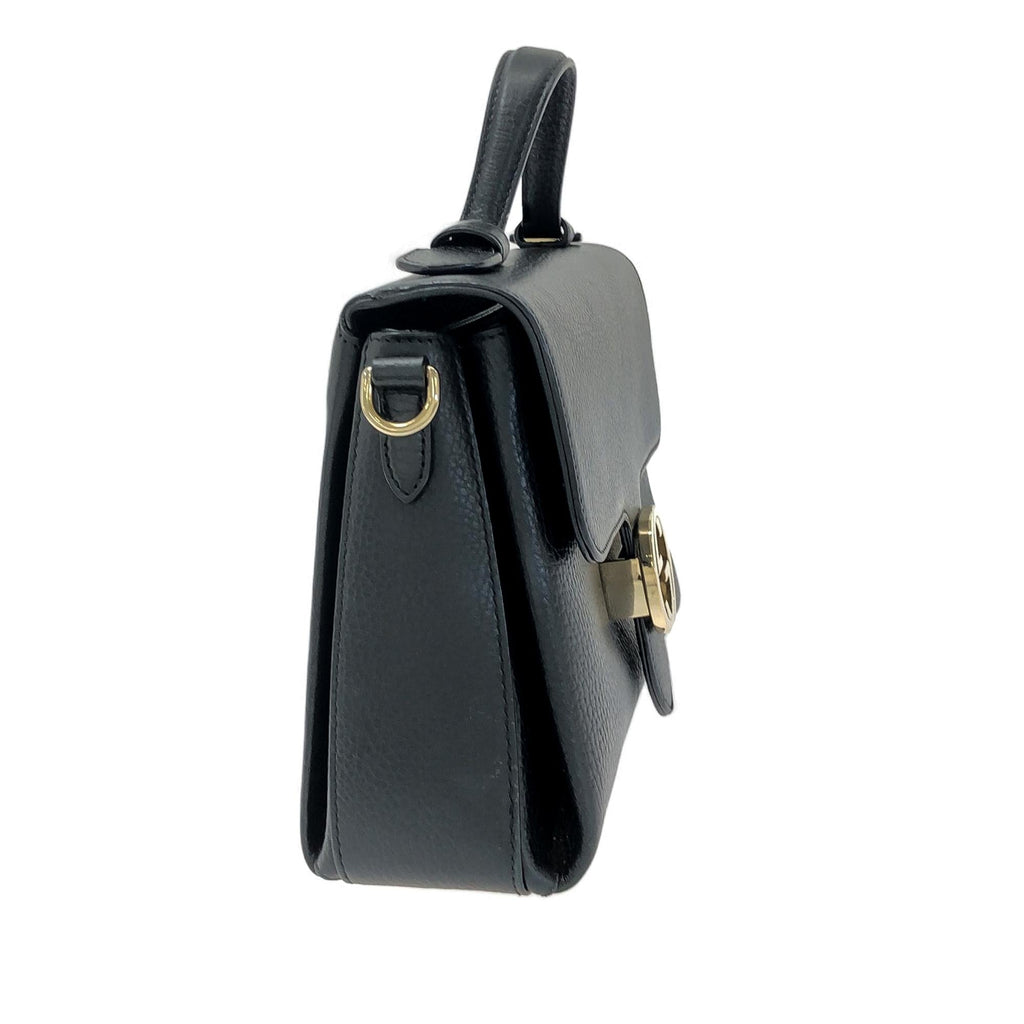 Gucci Medium Dollar Calf Interlocking G Satchel (SHG-q6A9lp)