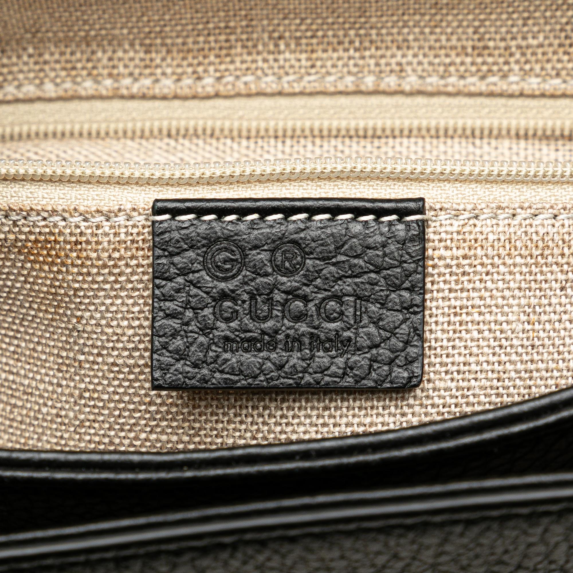 Gucci Medium Dollar Calf Interlocking G Satchel (SHG-tQe7al)