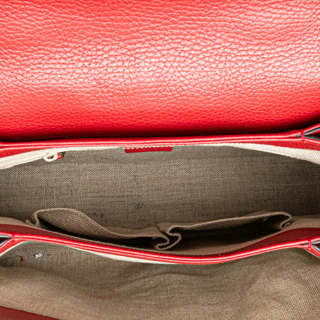Gucci Medium Dollar Calf Interlocking G Satchel