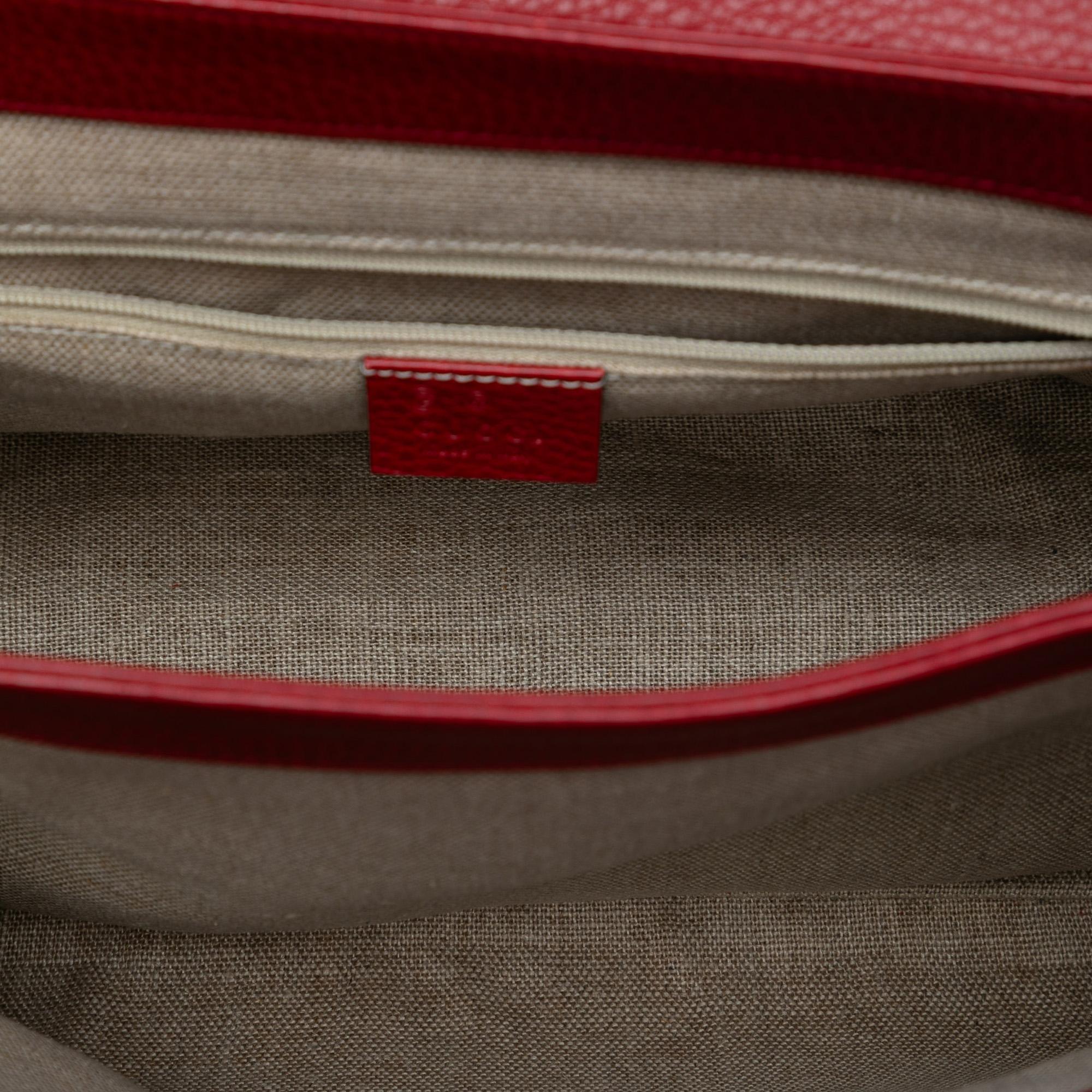 Gucci Medium Dollar Calf Interlocking G Satchel