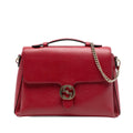 Gucci Medium Dollar Calf Interlocking G Satchel