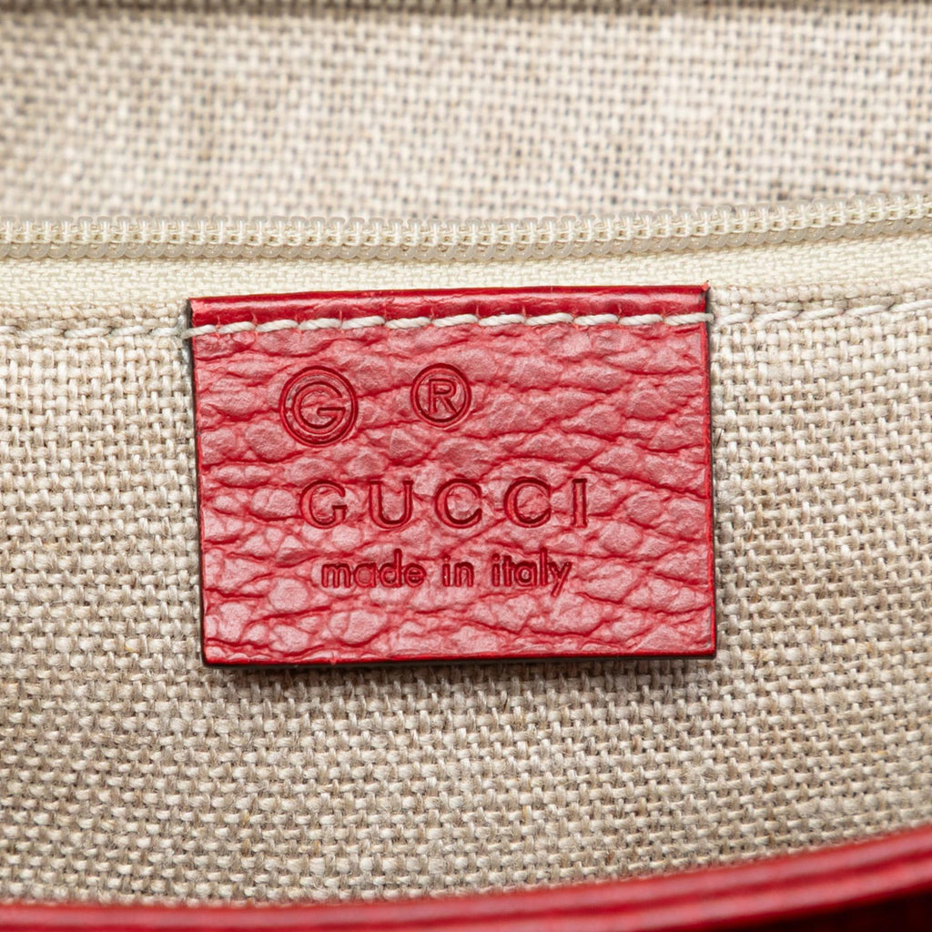 Gucci Medium Dollar Calf Interlocking G Satchel
