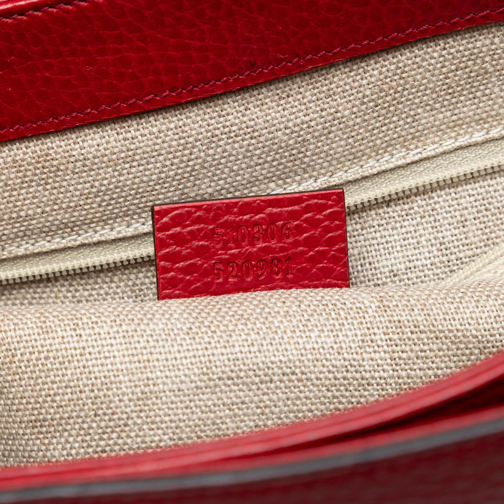 Gucci Medium Dollar Calf Interlocking G Satchel