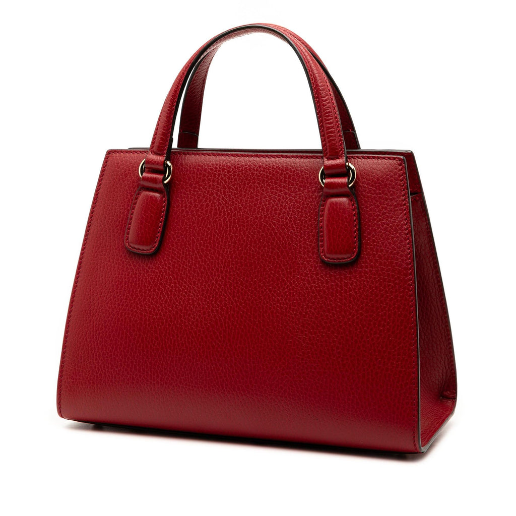 Gucci Medium Dollar Calf Soho Top Handle Convertible Tote
