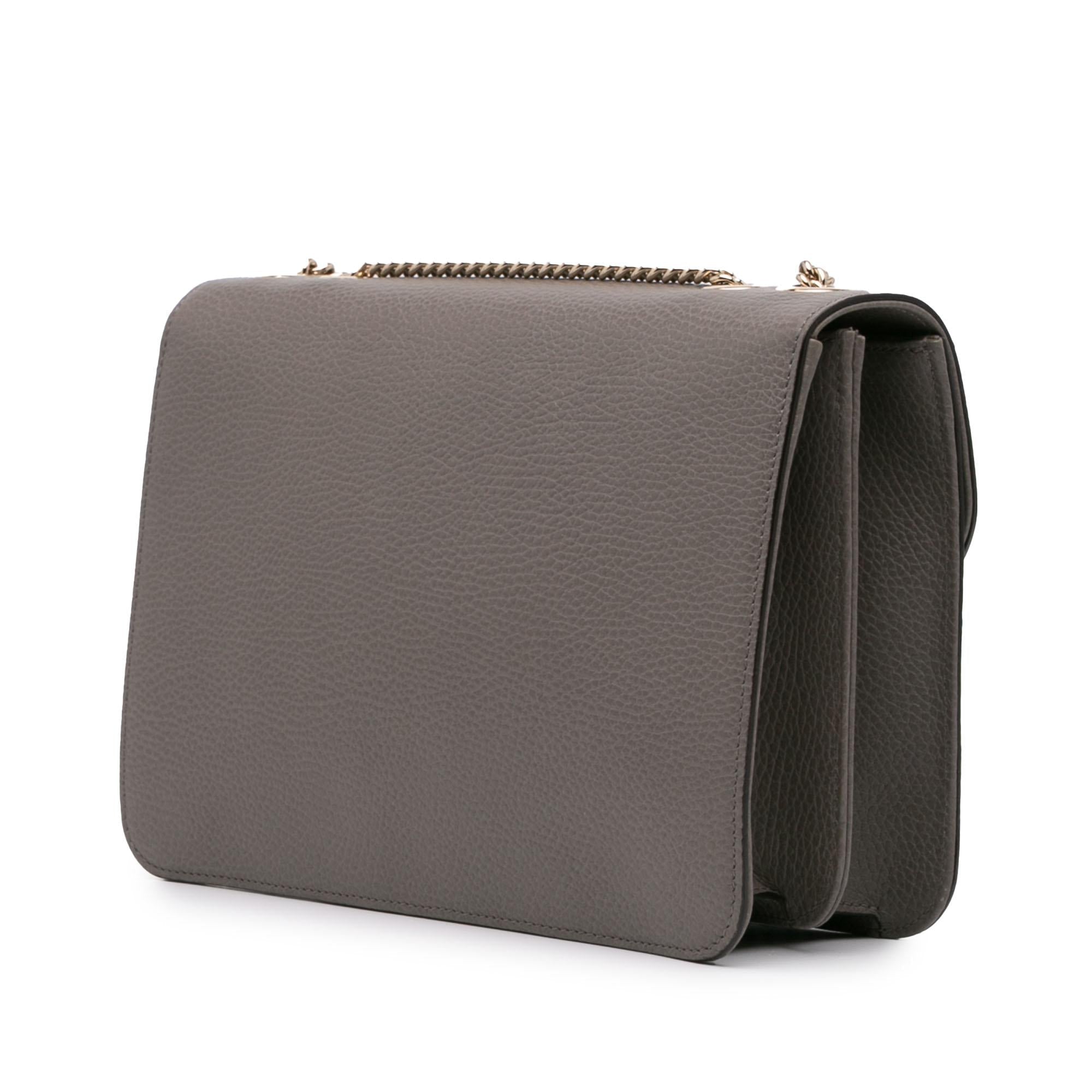 Gucci Medium Dollar Calfskin Interlocking G Crossbody