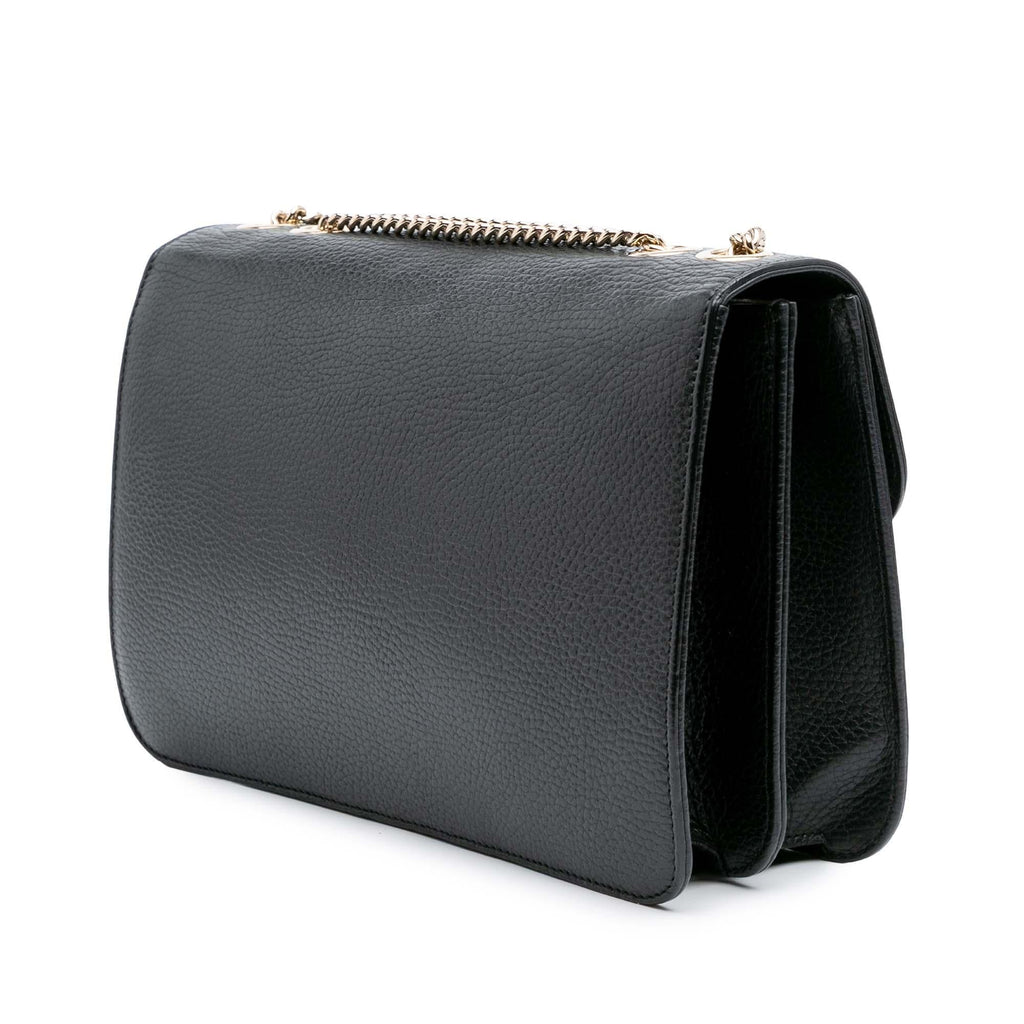 Gucci Medium Dollar Calfskin Interlocking G Crossbody