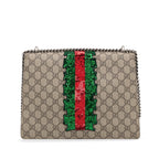 Gucci Medium Embellished GG Supreme Dionysus Shoulder Bag (SHG-lkC3tu)