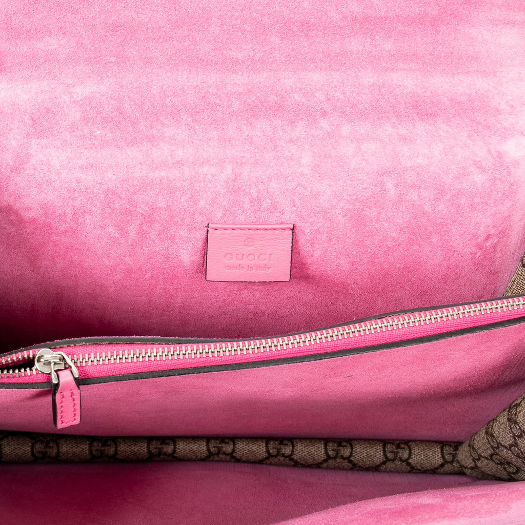 Gucci Medium Embellished GG Supreme Dionysus Shoulder Bag (SHG-A3io5I)