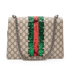 Gucci Medium Embellished GG Supreme Dionysus Shoulder Bag (SHG-jB9ofC)