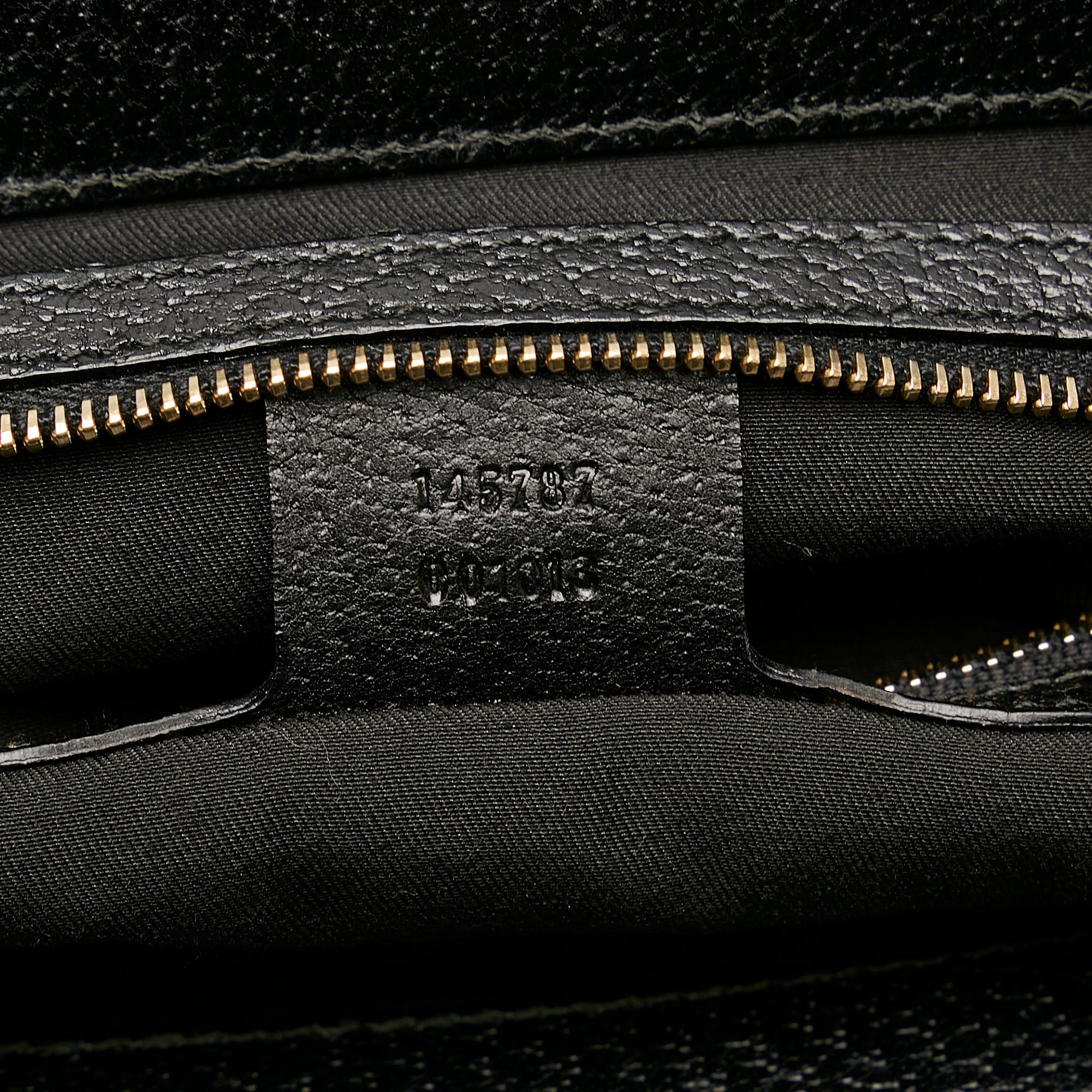 Gucci Medium Embossed Horsebit Velvet Punch Tote (SHG-LahSsr)