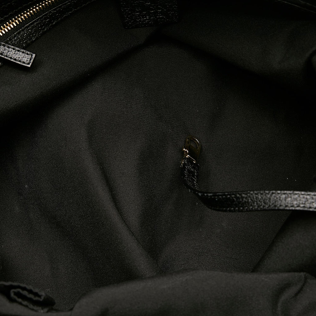 Gucci Medium Embossed Horsebit Velvet Punch Tote (SHG-LahSsr)