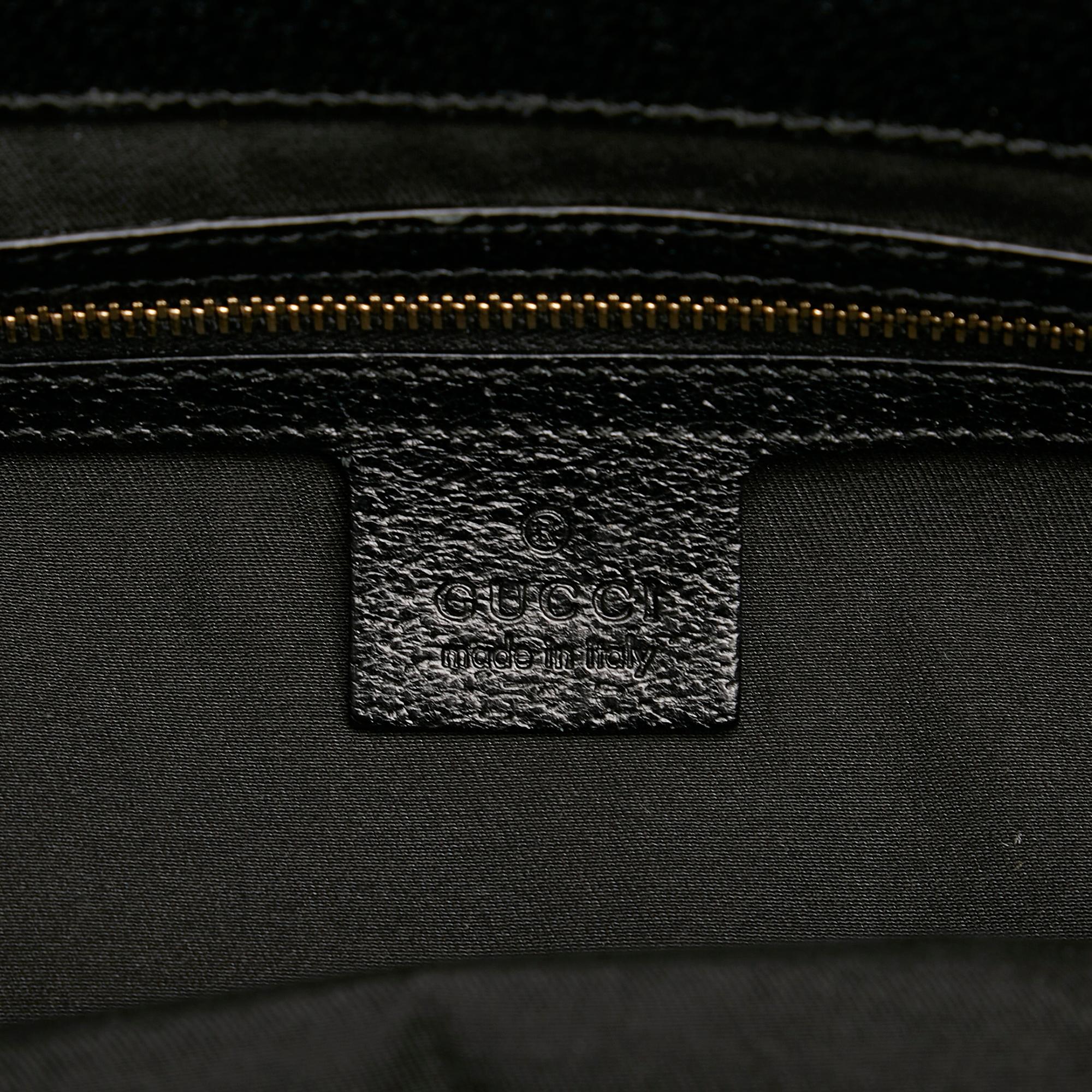 Gucci Medium Embossed Horsebit Velvet Punch Tote (SHG-LahSsr)
