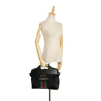 Gucci Medium Embossed Horsebit Velvet Punch Tote (SHG-LahSsr)