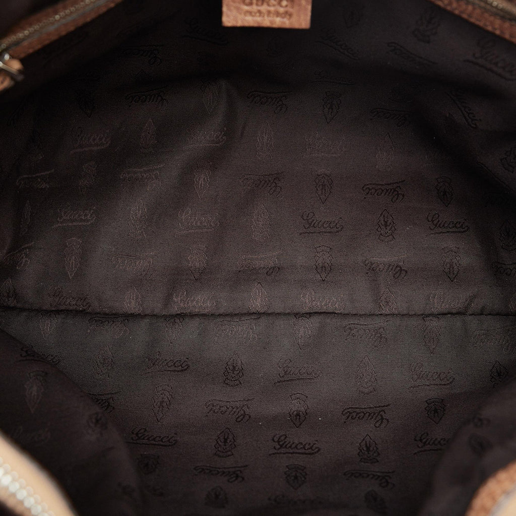 Gucci Medium GG Canvas Bamboo Bar Tote (SHG-OK721J)