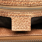 Gucci Medium GG Canvas Bamboo Bar Tote