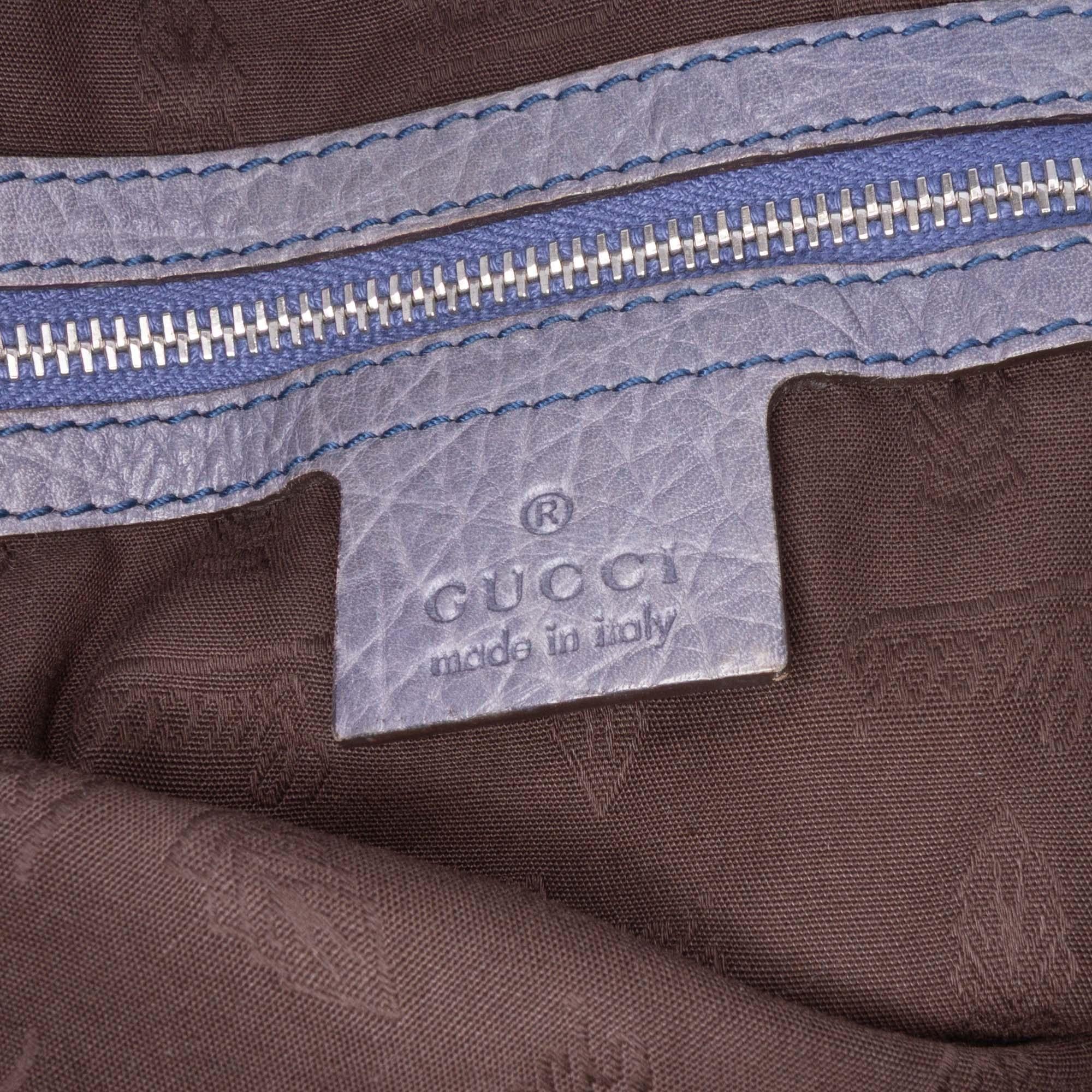 Gucci Medium GG Canvas Bamboo Bar Tote