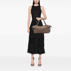 Gucci Medium GG Canvas Bamboo Bar Tote