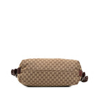 Gucci Medium GG Canvas Bamboo Bar Tote