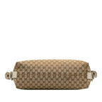 Gucci Medium GG Canvas Bamboo Bar Tote