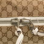 Gucci Medium GG Canvas Bamboo Bar Tote