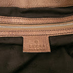 Gucci Medium GG Canvas Bamboo Bar Tote