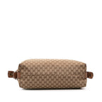 Gucci Medium GG Canvas Bamboo Bar Tote