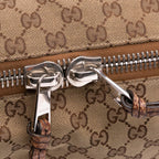 Gucci Medium GG Canvas Bamboo Bar Tote