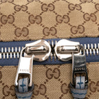 Gucci Medium GG Canvas Bamboo Bar Tote