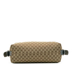 Gucci Medium GG Canvas Bamboo Bar Tote