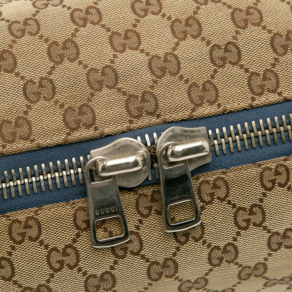 Gucci Medium GG Canvas Bamboo Bar Tote