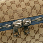 Gucci Medium GG Canvas Bamboo Bar Tote