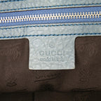 Gucci Medium GG Canvas Bamboo Bar Tote
