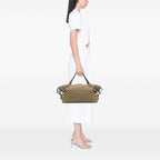 Gucci Medium GG Canvas Bamboo Bar Tote