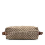 Gucci Medium GG Canvas Bamboo Bar Tote