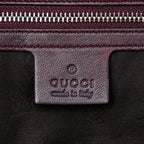 Gucci Medium GG Canvas Bamboo Bar Tote