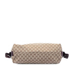 Gucci Medium GG Canvas Bamboo Bar Tote