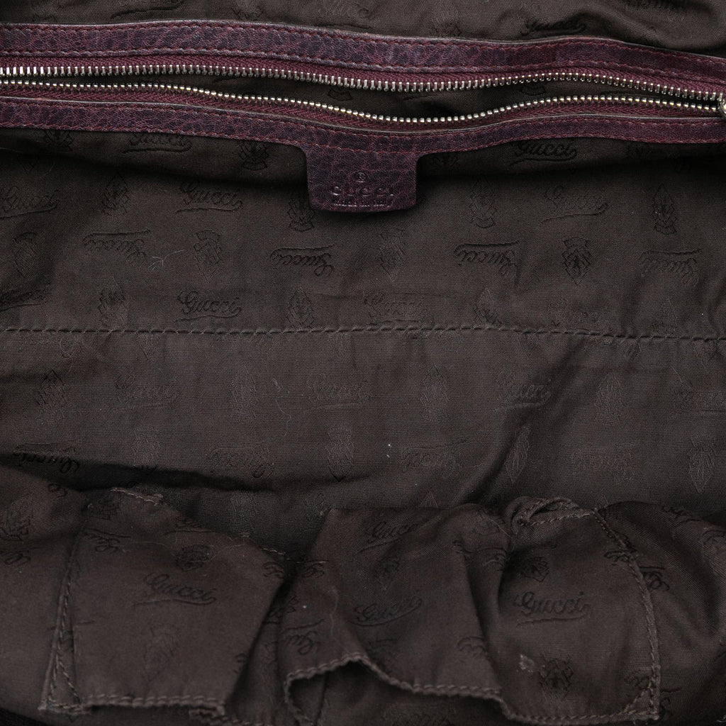 Gucci Medium GG Canvas Bamboo Bar Tote